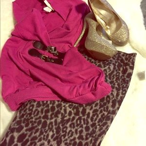 Forever 21 glitter heels